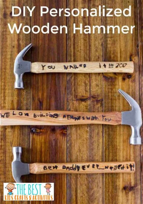 Maybe you would like to learn more about one of these? DIY Personalized Engraved Hammer - EASY Father's Day Gift!