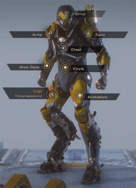 Anthem Appearances And Cosmetic Outfits Guide Anthem Gameplay Anthem