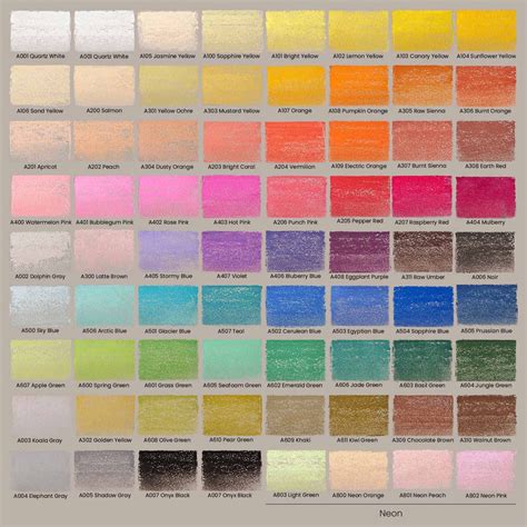 Soft Pastels Assorted Colors Set Of 72 Arteza