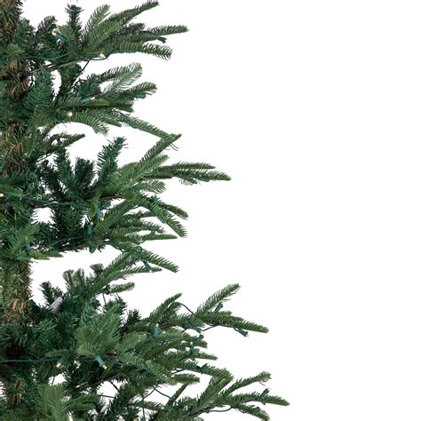 65 Pre Lit Slim Noble Fir Artificial Christmas Tree Warm Clear Led
