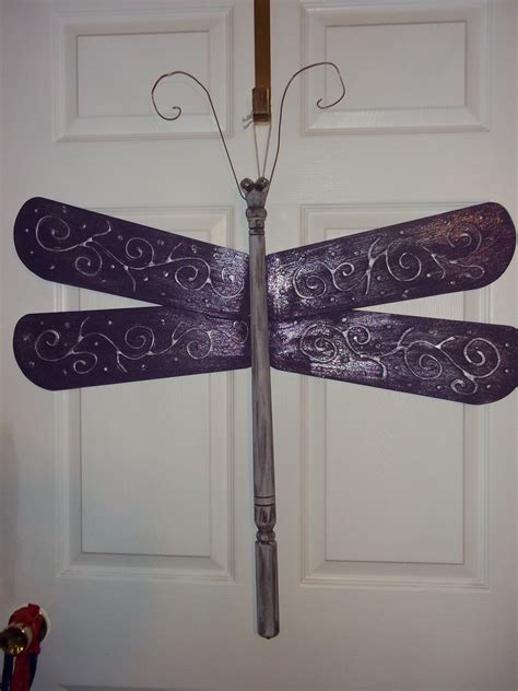 Dragonfly Using Ceiling Fan Blades Dragonfly Yard Art Ceiling Fan