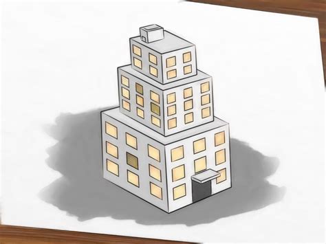 How To Draw Buildings 5 Steps With Pictures Wikihow