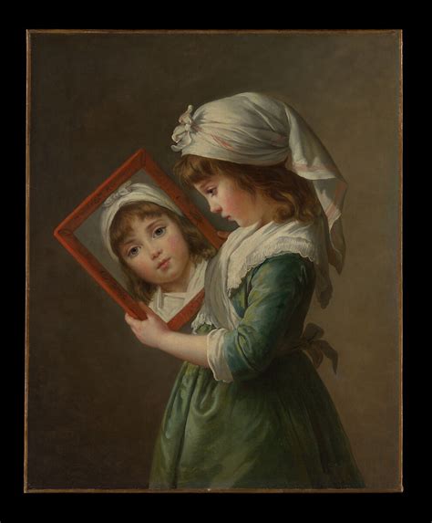 Elisabeth Louise Vigée Le Brun Julie Le Brun 17801819 Looking In A