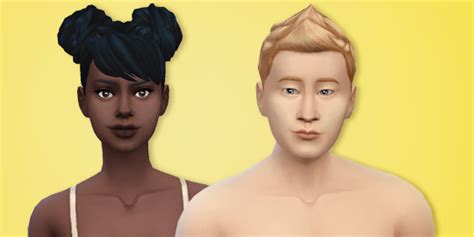Female And Male Default Skin Sims 4 Cc Alpha Hormaui