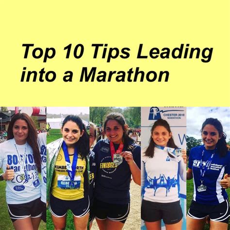 My Top 10 Tips Leading Up To A Marathon Super Strider Runs