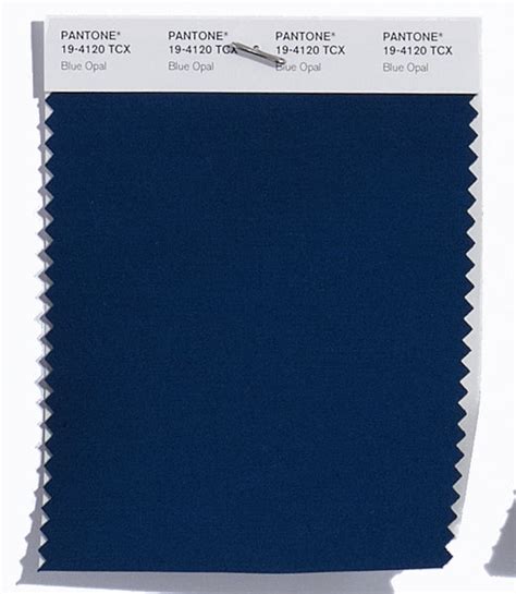 Pantone Smart Color Swatch Card 19 4120 Tcx Blue Opal Columbia Omni