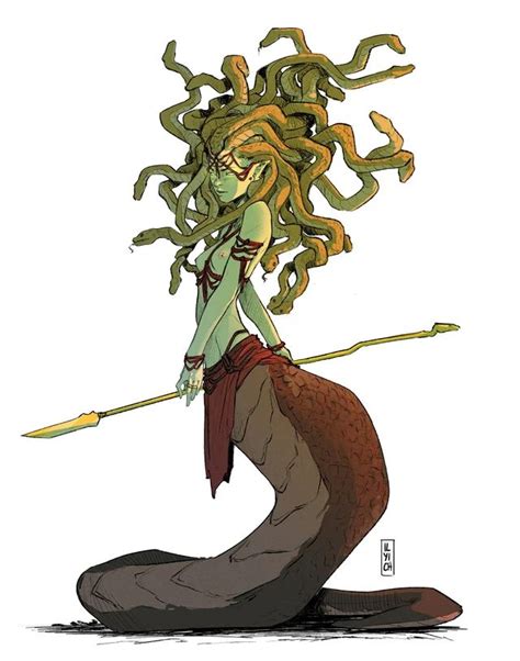 Medusa By Pablo Ilyich Imaginarycharacters In Concept Art Characters Medusa Art