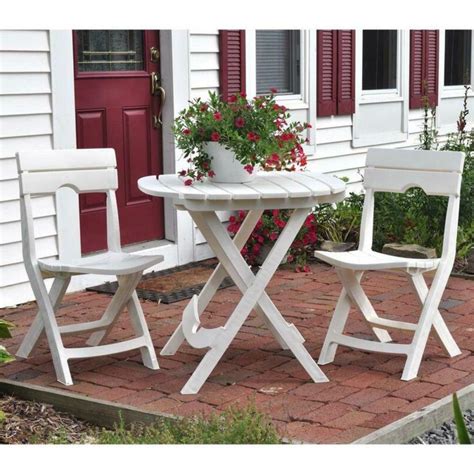 Outdoor Cafe Table And Chairs Set W Umbrell