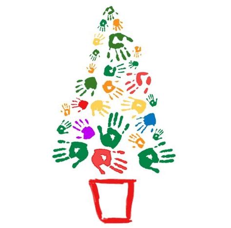 Jugar Y Colorear Manualidades Navidad Preescolar Con Huellas De Manos