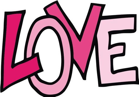 Animated Love Words Clipart Best
