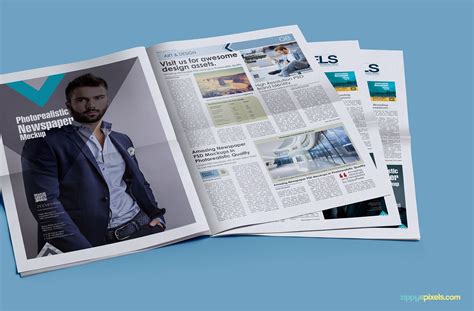 11 Hd Mockups For Newspaper And Advertising Design Presentations