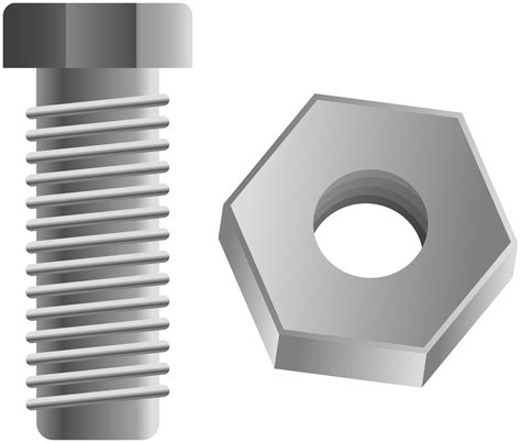 Clipart Picture Of Nuts And Bolts