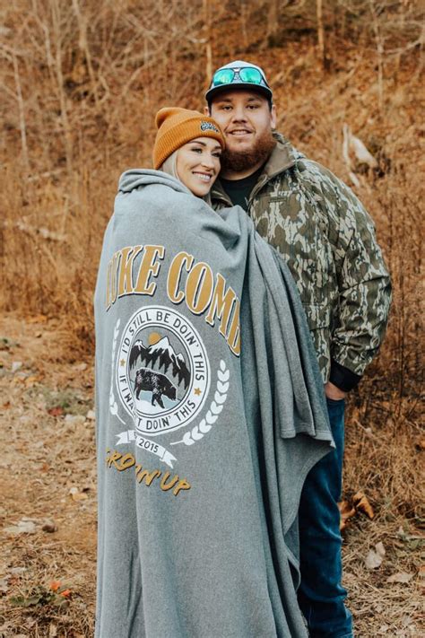 Luke Combs And His Wife Nicole Combs Launch ‘the Winter Collection See