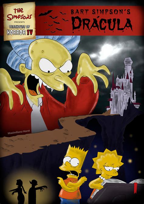 Bart Simpsons Dracula By Mh Ilustraciones On Deviantart