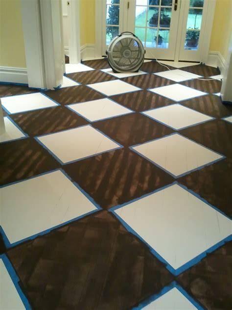 Bella Terra Designs Faux Finishes How To Paint A Checkerboard Floor