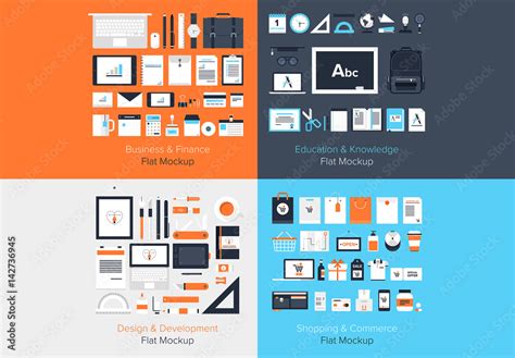 Multi Subject Icon Pack Stock Template Adobe Stock