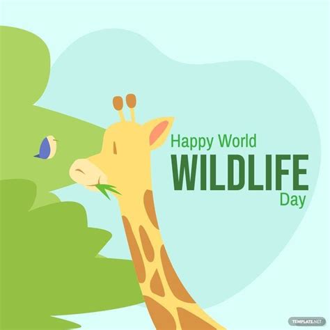 World Wildlife Day Illustration In Illustrator Psd  Png Svg Eps