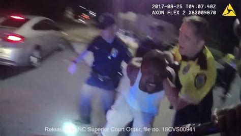 Police Body Cam Footage Shows Nc Officer Choke Jaywalking Suspect