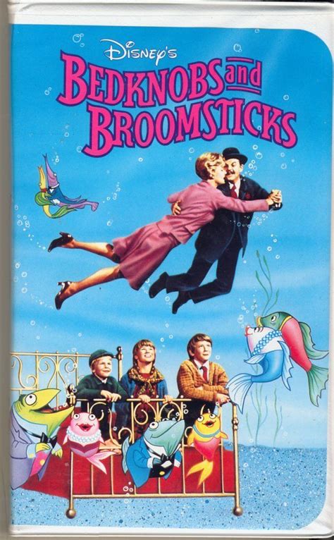 Bedknobs And Broomsticks Vhs Clamshell Walt Disney Angela Lansbury