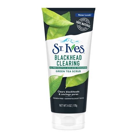 Ives apricot scrub for quite a while and loved it as well, but really wanted to try something that would help clear my skin as well as make my skin smooth. (2 pack) St. Ives Blackhead Clearing Face Scrub Green Tea ...