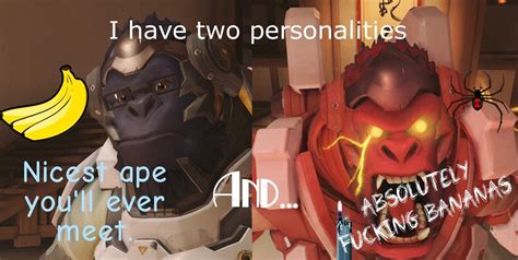 Winston Has Two Personalities Overwatch Know Your Meme