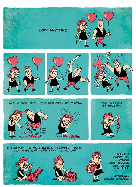 Zenpencils“love Anything And Your Heart Will Be Wrung And Possibly