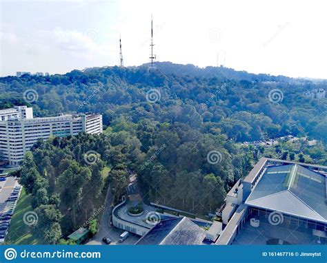 You can walk through the foliage of a secondary forest and discover the rich flora and fauna including monitor. Aerial View Of Bukit Batok Nature Park In Singapore Stock ...