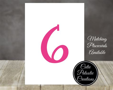 Check spelling or type a new query. Hot Pink Table Number Cards for Mitzvahs and Sweet 16 | Cutie Patootie Creations