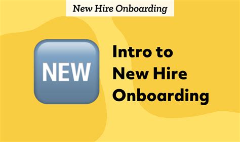 Intro To New Hire Onboarding