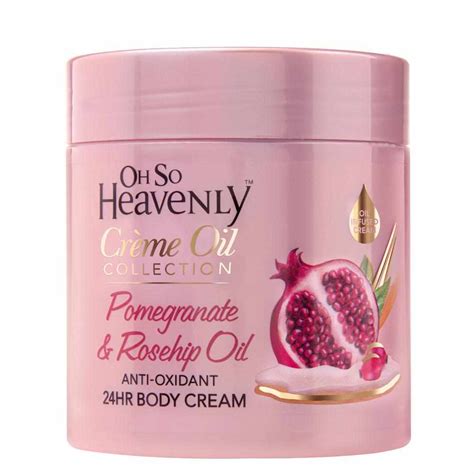 Oh So Heavenly Body Cream Pomegranate Rosehip Oil Ml Food Culture