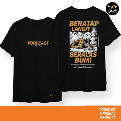 Jual Premium Forecast Edisi Langit Kaos Perantau Baju Pendaki Gunung Tshirt Jalan Jalan