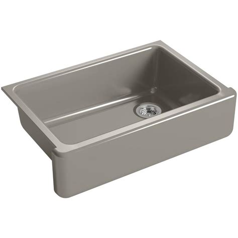 Find kitchen sink in plumbing, sinks, toilets & showers | get plumbing and bathroom supplies in toronto top mount kitchen sink (stainless steel) with 1 metal drain tap fitting recently removed as part of reno sink will need a new end piece for the left basin but otherwise it is in great condition. KOHLER Whitehaven Farmhouse Apron-Front Cast-Iron 33 in ...