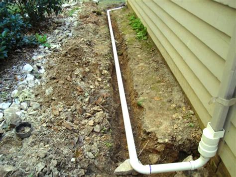 Pvc pipes and fittings can be used in cold water supply lines, pressured water applications and sprinkler systems. Install Downspout Drain Lines and Get Rid of Waterlogging