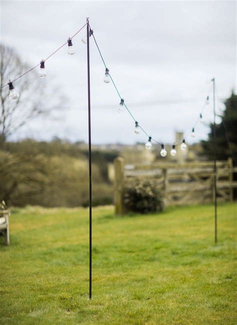 After all, how do you hang string lights without a natural place to hang them on? Festoon Pole | Outdoor lighting, Outdoor, Outdoor gifts