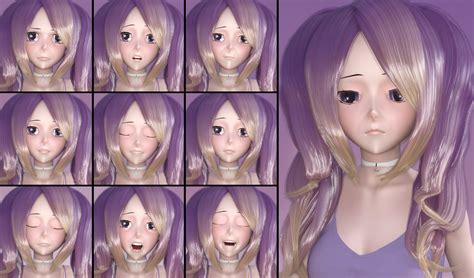 Doll Faces Expressions For Sakura 8 Daz 3d