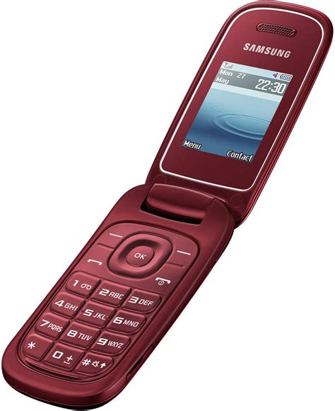 Téléphone Portable à Clapet Samsung E1270 Rouge Conradfr