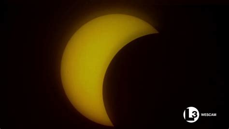 All eclipses in this series occur at the moon's descending node. Solar Eclipse Time Lapse - YouTube