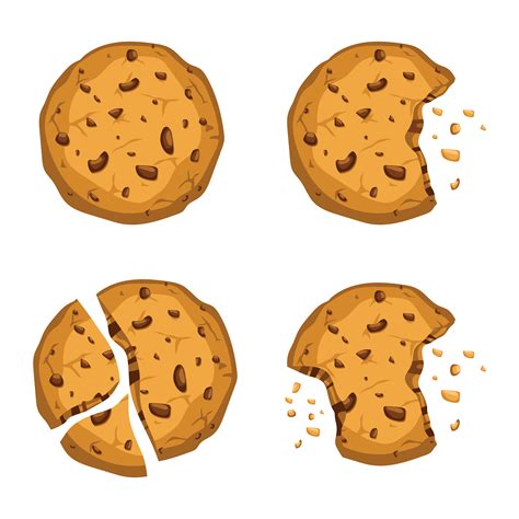 Set Of Tasty Cookies 1268053 Vector Art At Vecteezy