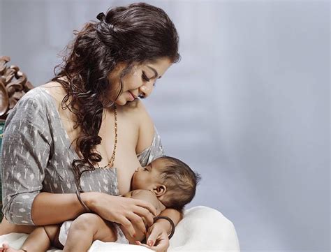 Grihalakshmi Breastfeeding Cover Featuring Gilu Joseph Covered By Black