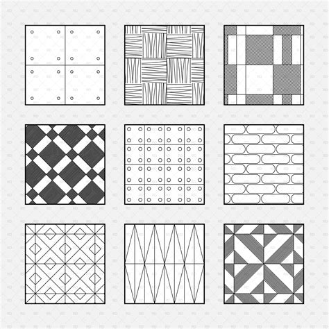 Revit Patterns Library Modern Ceramic Tiles Download Rvt Revit