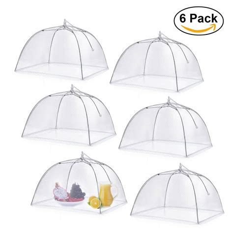 Buy mesh covers online & find brands like new brand, china oem, le creuset & much more. Food Cover Tent, Coolmade (6 Pack) Pop-Up Mesh Cover ...