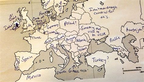 Americans Were Asked To Place European Countries On A Map Heres What