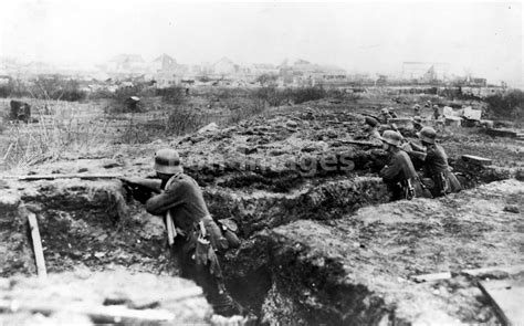 Eon Images German Soldiers Fire From Trench During Wwi