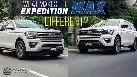 2020 Ford Expedition Vs Expedition Max Youtube