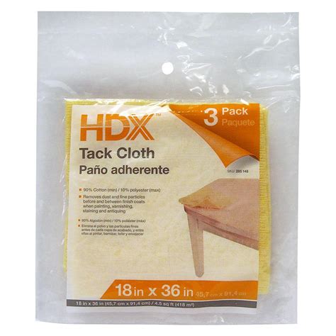 Hdx 4 12 Sq Ft Tack Cloth 12 Pack Of 3 Cloths K 99261 12 The Home