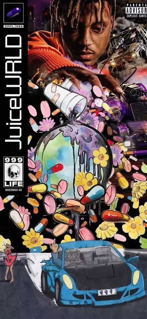 Juice wrld skull poster rapper art rapper wallpaper. Pin on Juice WRLD