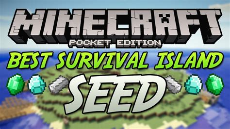 Best Survival Island Seed Ever Minecraft Pe Pocket Edition Youtube