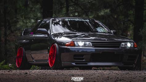 Looking for the best wallpapers? Modified Nissan GTR R32 Skyline black - ModifiedX