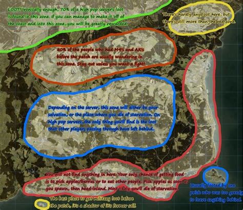 A Comprehensive Guide To The Map For Dayz V055 Dayz Map Guide