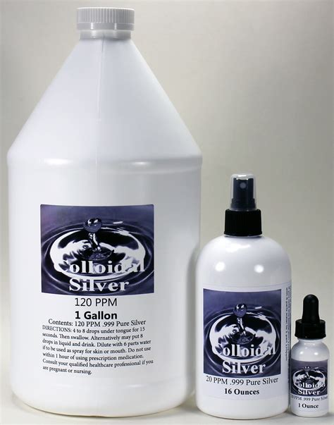 Colloidal 120ppm Silver 50 Off Fast Shipping